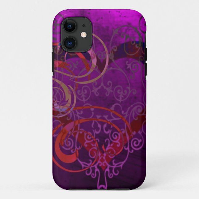 Hearts Case-Mate iPhone Case (Back)