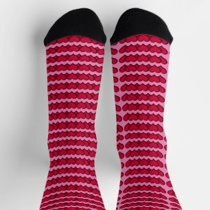Hearts Chain Crew Socks