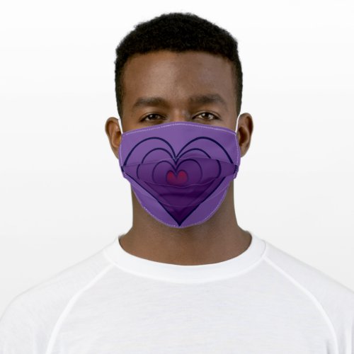 Hearts cloth face mask