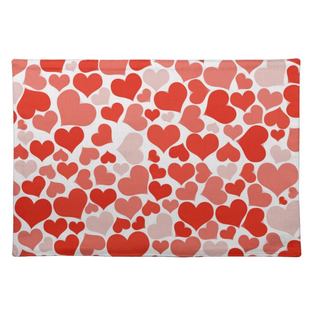 Hearts Cloth Placemat (Front)