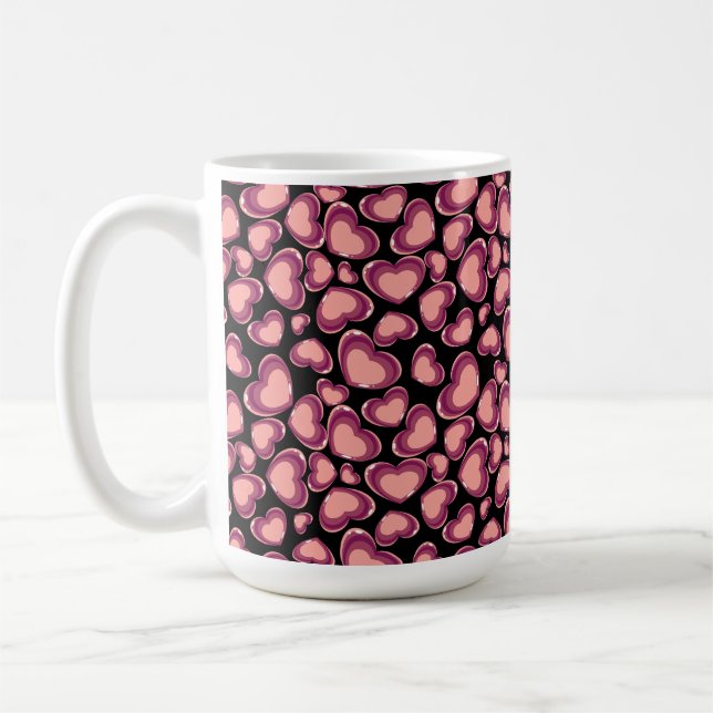 Hearts coffee mug (Left)