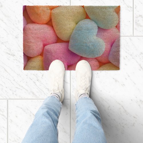 Hearts Coir Door Mat