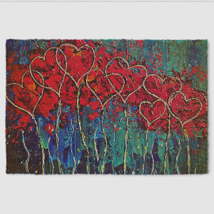 Hearts Coir Mat