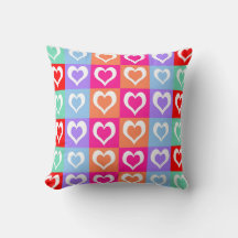 Hearts Colorful Multicolor Pattern