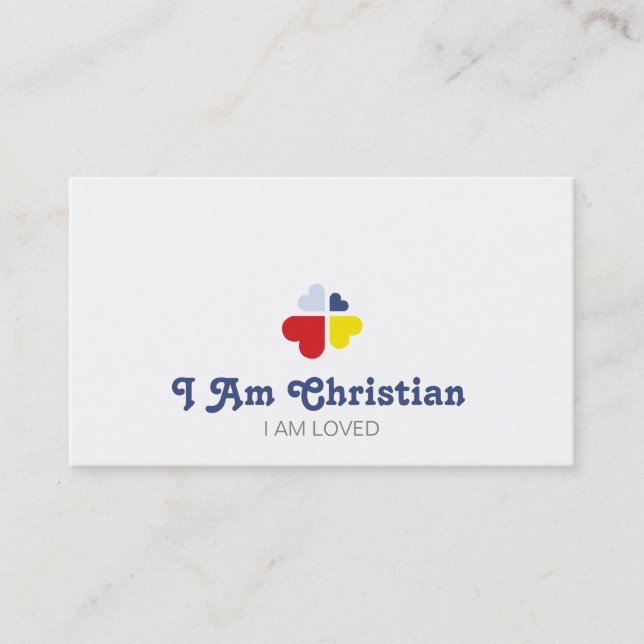 Hearts Cross Business Card (Front)