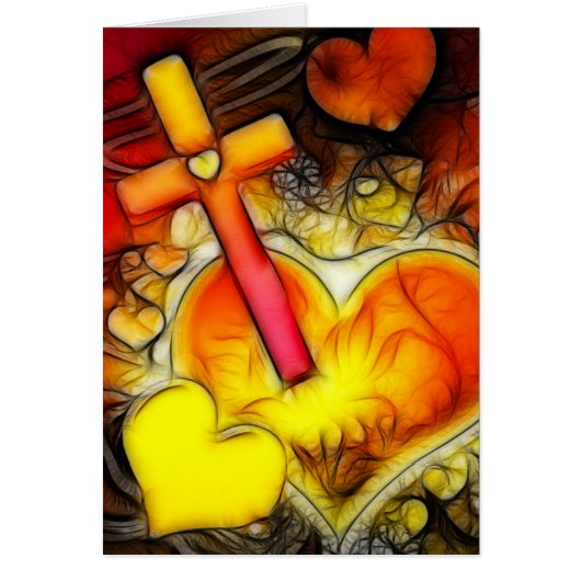 Hearts & Cross Cards (Front)