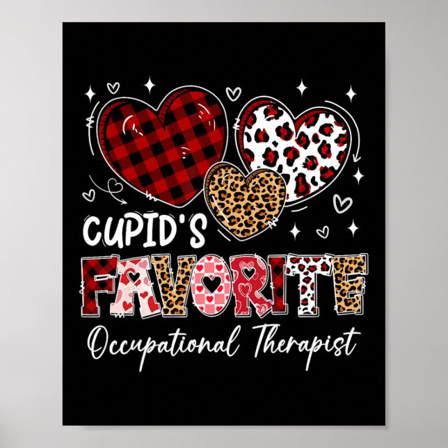 Hearts Cupid's Favorite Occupational Therapist Val Poster (Front)