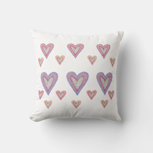 Hearts Cushion 41 x 41 cm