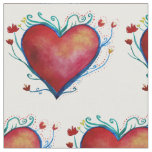 Hearts Custom Combed Cotton (56&quot; width) Fabric