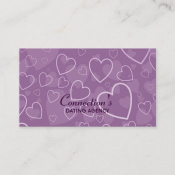 Hearts Design Business Card by Kjpargeter at Zazzle