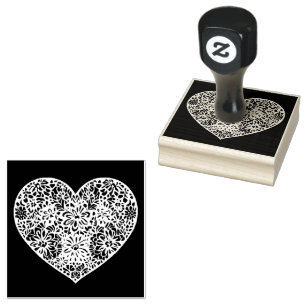 Heart's Desire 2.5" x 2.5" Rubber Stamp