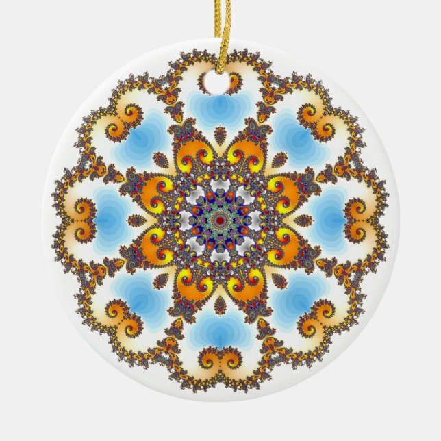 'Hearts'  Desire' Ceramic Ornament (Front)