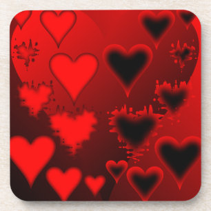 Hearts Drink Coaster