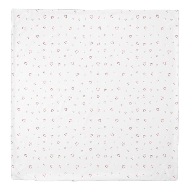 Hearts Duvet Cover (Front)