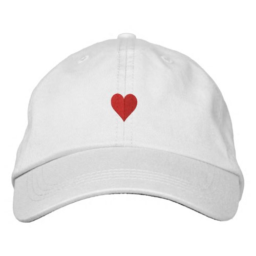 Hearts Embroidered Hat