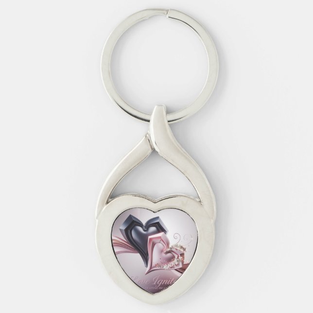 Hearts Entwined Keychain (Front)