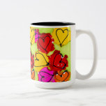 Hearts Everywhere Lovitude Coffee Mug<br><div class="desc">The Lovitude® Story L for Love and G for Gratitude are united as a symbol of the universe's most powerful thought energies. The dot represents essence - our soul. "Let your positive energy spill out of your soul and throughout the world."™ Anne Pryor, M.A. is the creator of Lovitude™ and...</div>