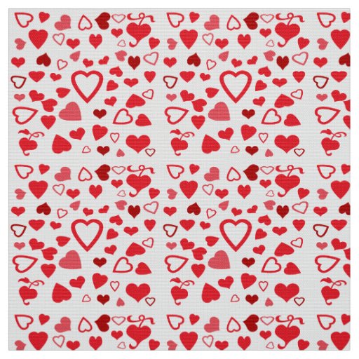 Hearts Fabric
