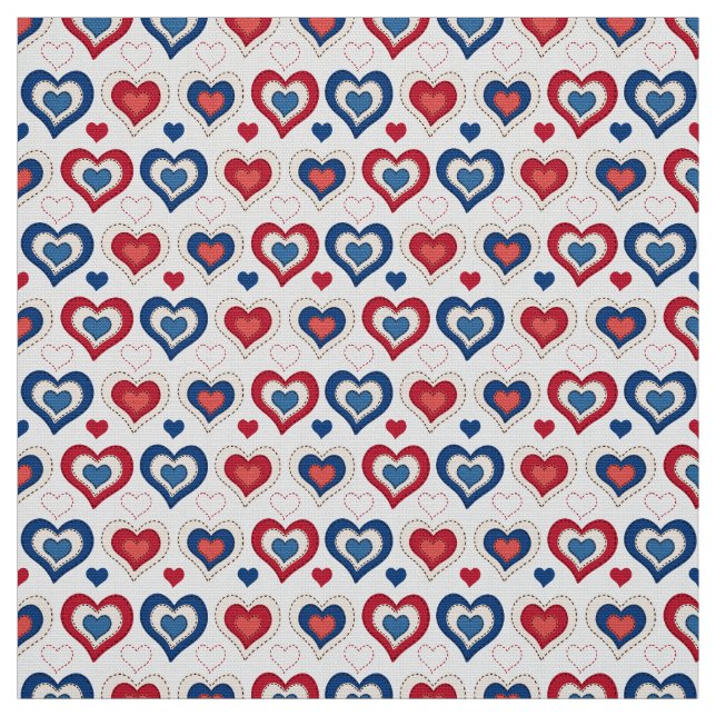 Hearts Fabric (Swatch)