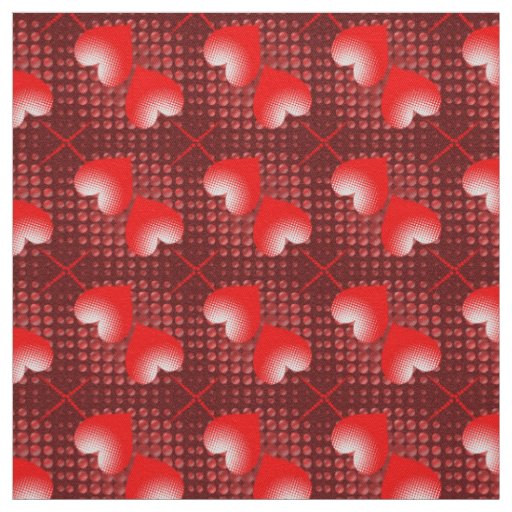 Hearts Fabric