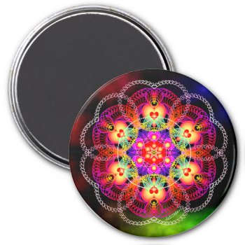 Heart's Fire Magnet by Lahrinda at Zazzle