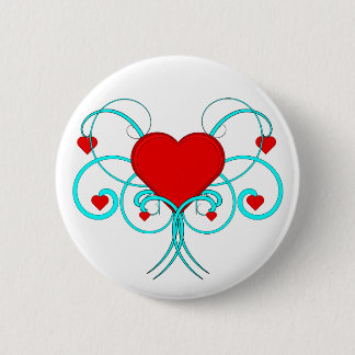 Hearts Flourish Button