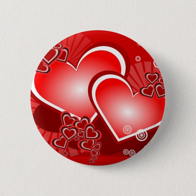 Hearts for Love Button (Front)