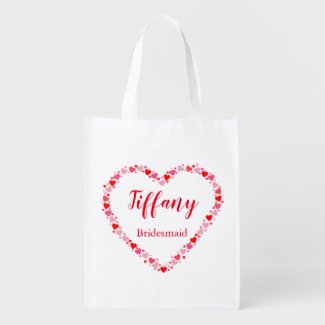 Hearts for your bridesmaid