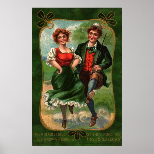Hearts Full Of Joy St. Patrick's Day Poster (Front)