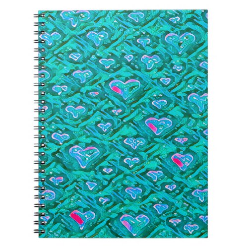 Hearts Galore Artic Storm Notebook