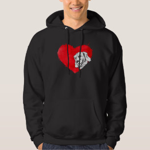 Hearts Golden Retriever Dog Puppy Hoodie