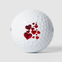 Hearts Golf Balls