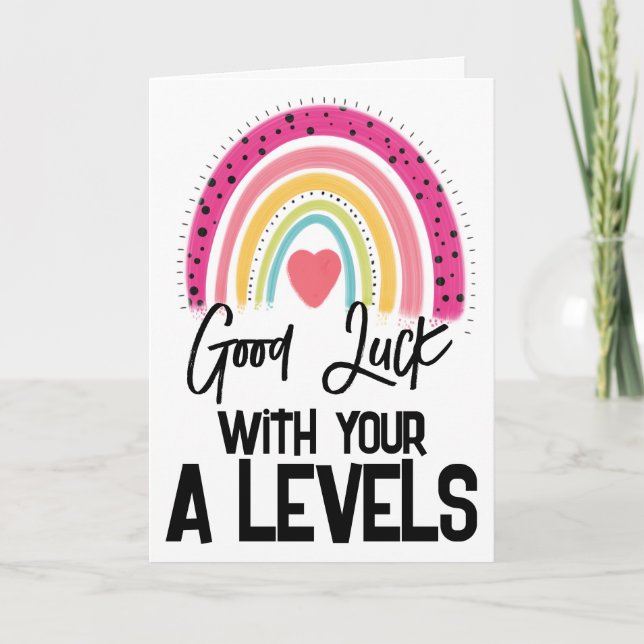 hearts: Good Luck You've Got This! exam Card (Front)