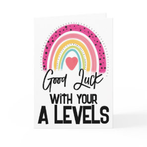 hearts: Good Luck You've Got This! exam Card