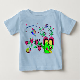 Hearts - Growing Love Baby T-Shirt