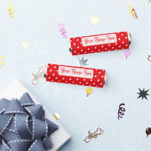 Hearts Happy Valentine’s Day Modern Love Pattern Breath Savers® Mints