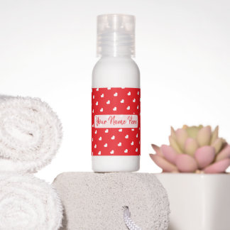 Hearts Happy Valentine’s Day Modern Love Pattern Hand Lotion