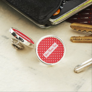 Hearts Happy Valentine’s Day Modern Love Pattern Lapel Pin