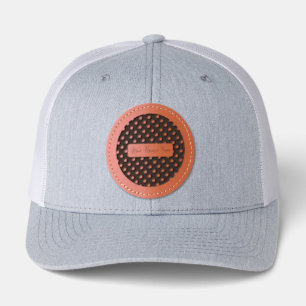 Hearts Happy Valentine’s Day Modern Love Pattern Leather Patch Hat