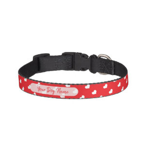 Hearts Happy Valentine’s Day Modern Love Pattern Pet Collar