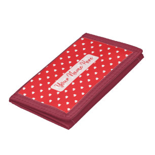 Hearts Happy Valentine’s Day Modern Love Pattern Tri-fold Wallet