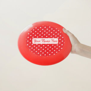 Hearts Happy Valentine’s Day Modern Love Pattern Wham-O Frisbee