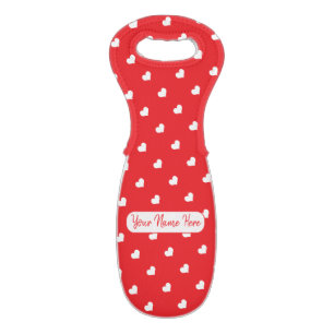 Hearts Happy Valentine’s Day Modern Love Pattern Wine Bag