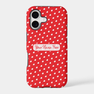 Hearts Happy Valentine's Day Modern Love Pattern iPhone 17 Case