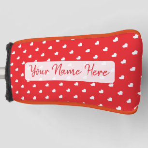 Hearts Happy Valentine's Day Modern Love Pattern Golf Head Cover