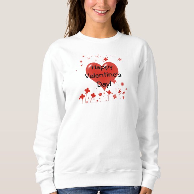 Hearts Happy Valentine's Day Shirt (Front)