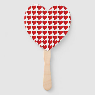 Hearts Heart Shape Hand Fan