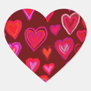 hearts heart sticker
