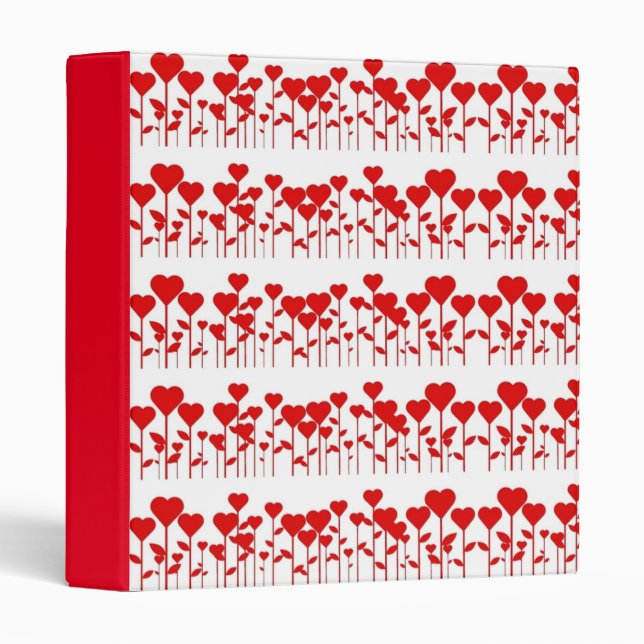 "HEARTS HEARTS HEARTS"  BINDER or PHOTO ALBUM (Front/Spine)
