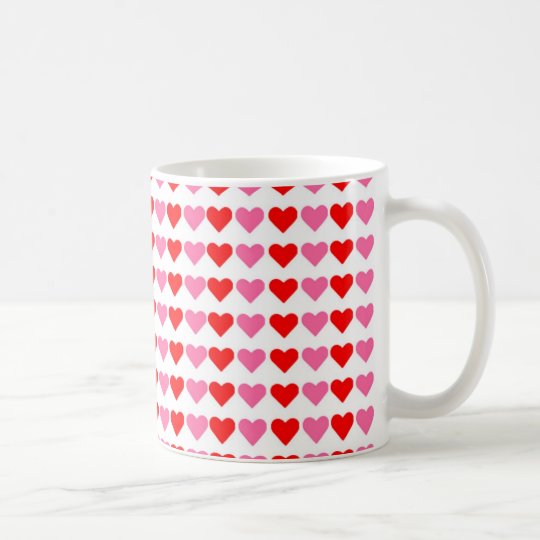 Hearts hearts hearts coffee mug